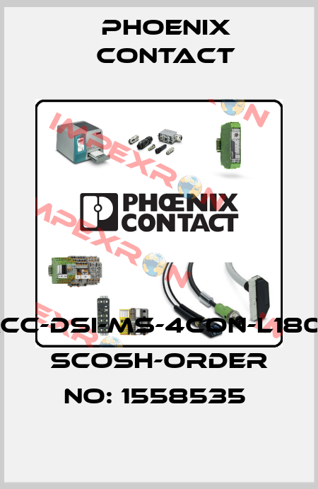 SACC-DSI-MS-4CON-L180/12 SCOSH-ORDER NO: 1558535  Phoenix Contact