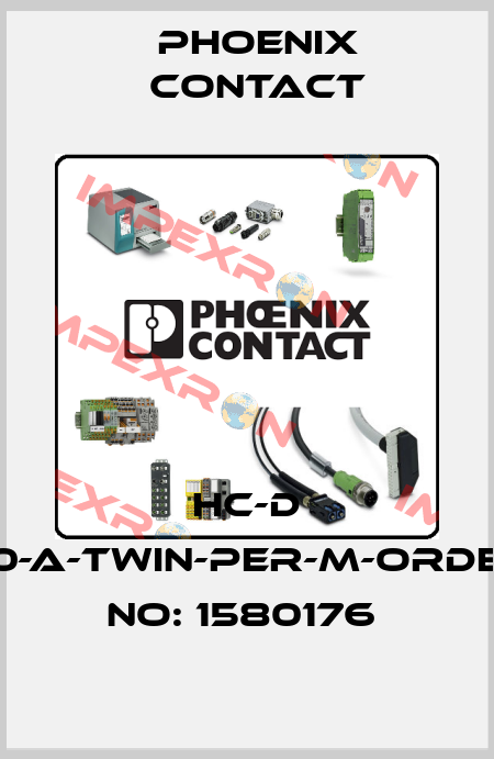 HC-D 40-A-TWIN-PER-M-ORDER NO: 1580176  Phoenix Contact