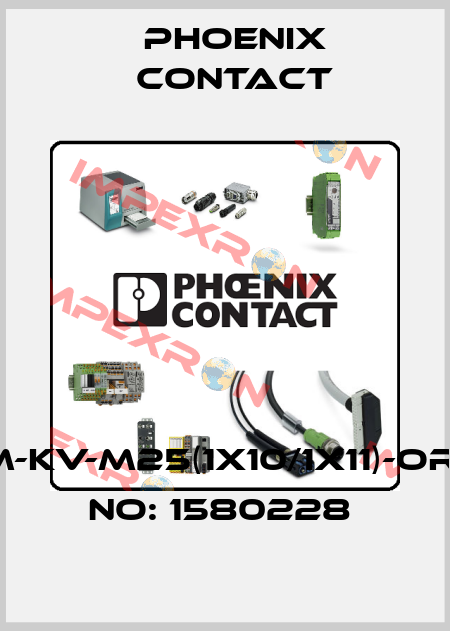 HC-M-KV-M25(1X10/1X11)-ORDER NO: 1580228  Phoenix Contact