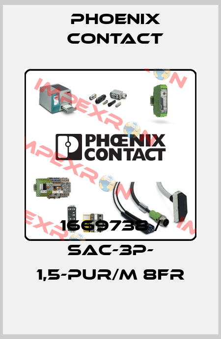 1669738 / SAC-3P- 1,5-PUR/M 8FR Phoenix Contact