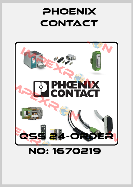 QSS 24-ORDER NO: 1670219  Phoenix Contact