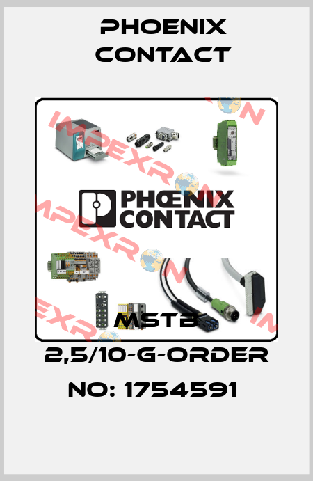 MSTB 2,5/10-G-ORDER NO: 1754591  Phoenix Contact