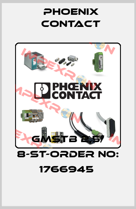 GMSTB 2,5/ 8-ST-ORDER NO: 1766945  Phoenix Contact