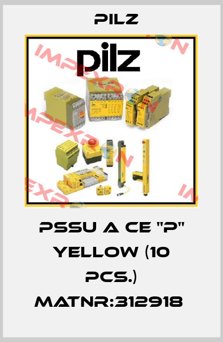 PSSu A CE "P" yellow (10 pcs.) MatNr:312918  Pilz