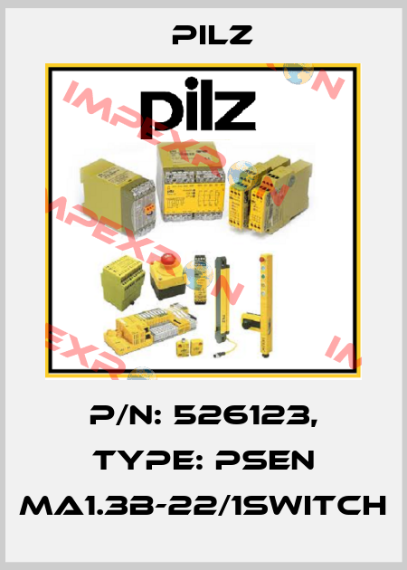 p/n: 526123, Type: PSEN ma1.3b-22/1switch Pilz