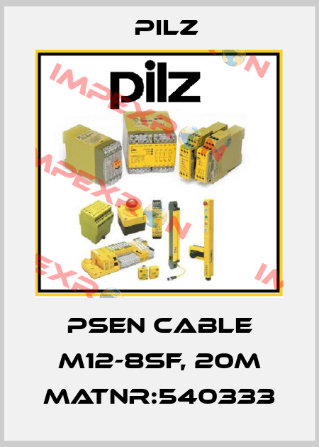 PSEN cable M12-8sf, 20m MatNr:540333 Pilz