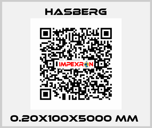 0.20X100X5000 MM  Hasberg