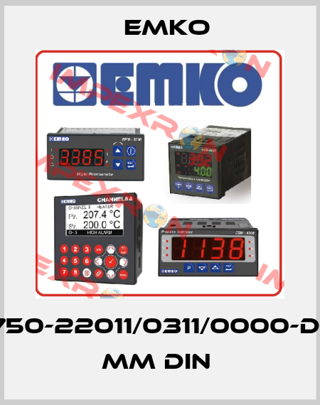 ESM-7750-22011/0311/0000-D:72x72 mm DIN  EMKO