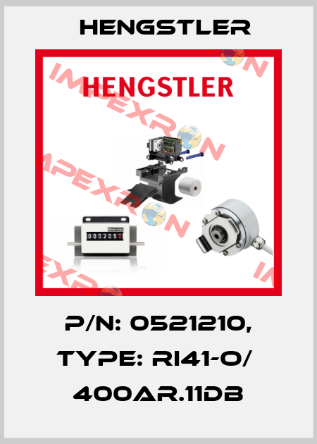p/n: 0521210, Type: RI41-O/  400AR.11DB Hengstler