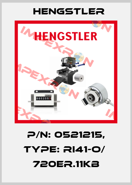 p/n: 0521215, Type: RI41-O/  720ER.11KB Hengstler