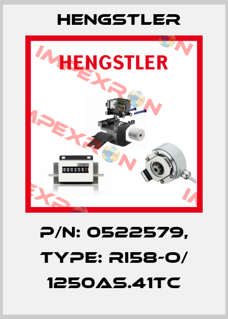 p/n: 0522579, Type: RI58-O/ 1250AS.41TC Hengstler
