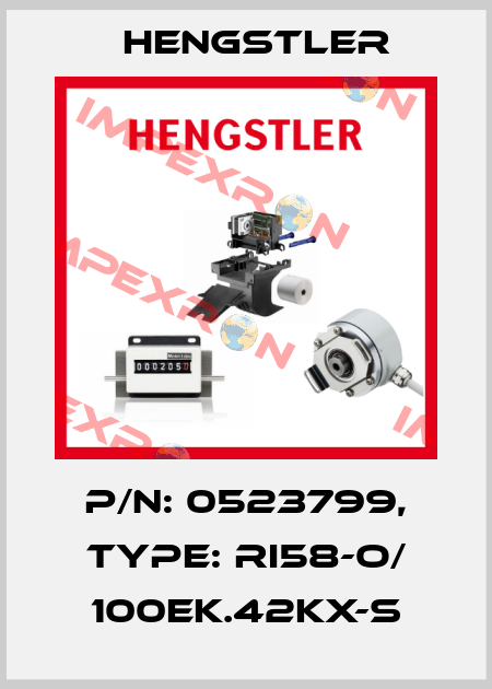 p/n: 0523799, Type: RI58-O/ 100EK.42KX-S Hengstler