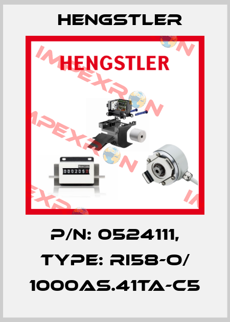 p/n: 0524111, Type: RI58-O/ 1000AS.41TA-C5 Hengstler