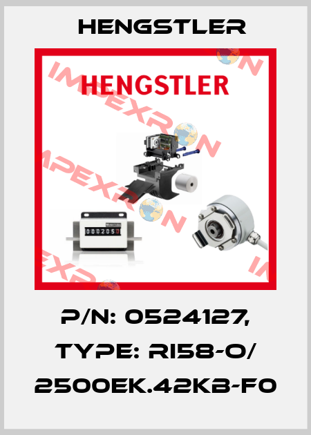 p/n: 0524127, Type: RI58-O/ 2500EK.42KB-F0 Hengstler