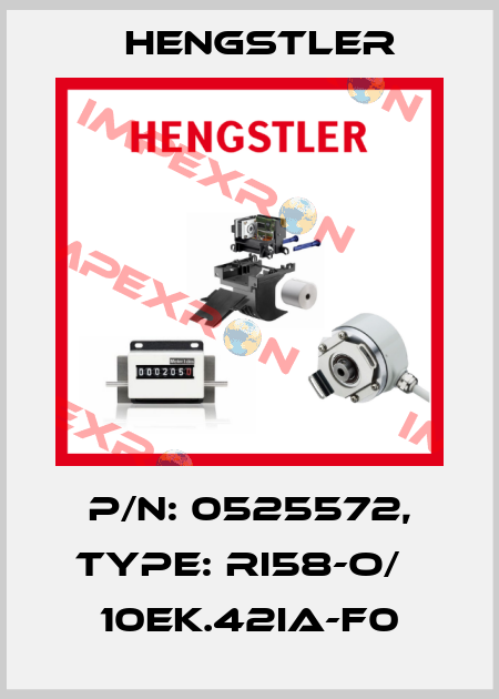 p/n: 0525572, Type: RI58-O/   10EK.42IA-F0 Hengstler
