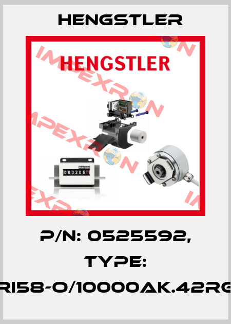 p/n: 0525592, Type: RI58-O/10000AK.42RG Hengstler
