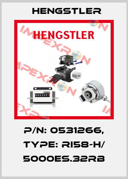 p/n: 0531266, Type: RI58-H/ 5000ES.32RB Hengstler