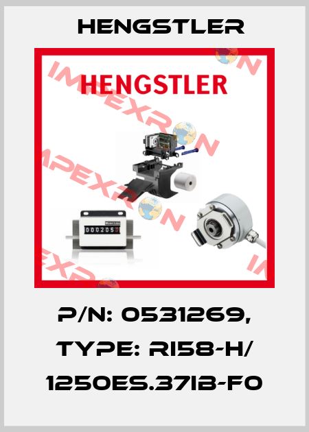 p/n: 0531269, Type: RI58-H/ 1250ES.37IB-F0 Hengstler