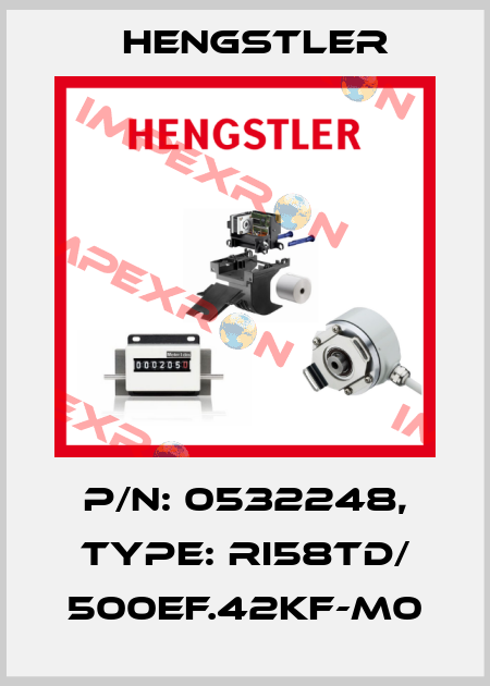 p/n: 0532248, Type: RI58TD/ 500EF.42KF-M0 Hengstler