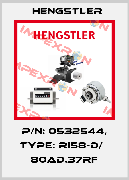 p/n: 0532544, Type: RI58-D/   80AD.37RF Hengstler