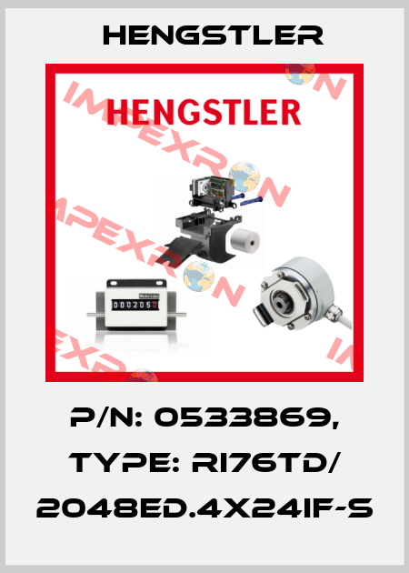 p/n: 0533869, Type: RI76TD/ 2048ED.4X24IF-S Hengstler