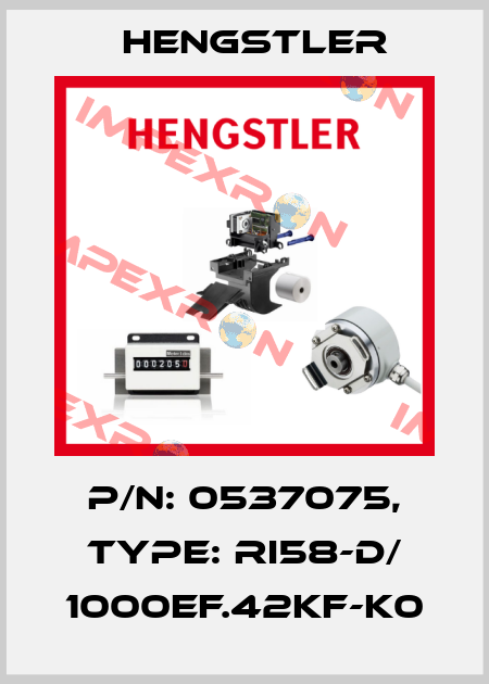 p/n: 0537075, Type: RI58-D/ 1000EF.42KF-K0 Hengstler