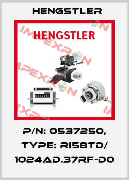 p/n: 0537250, Type: RI58TD/ 1024AD.37RF-D0 Hengstler