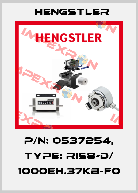 p/n: 0537254, Type: RI58-D/ 1000EH.37KB-F0 Hengstler