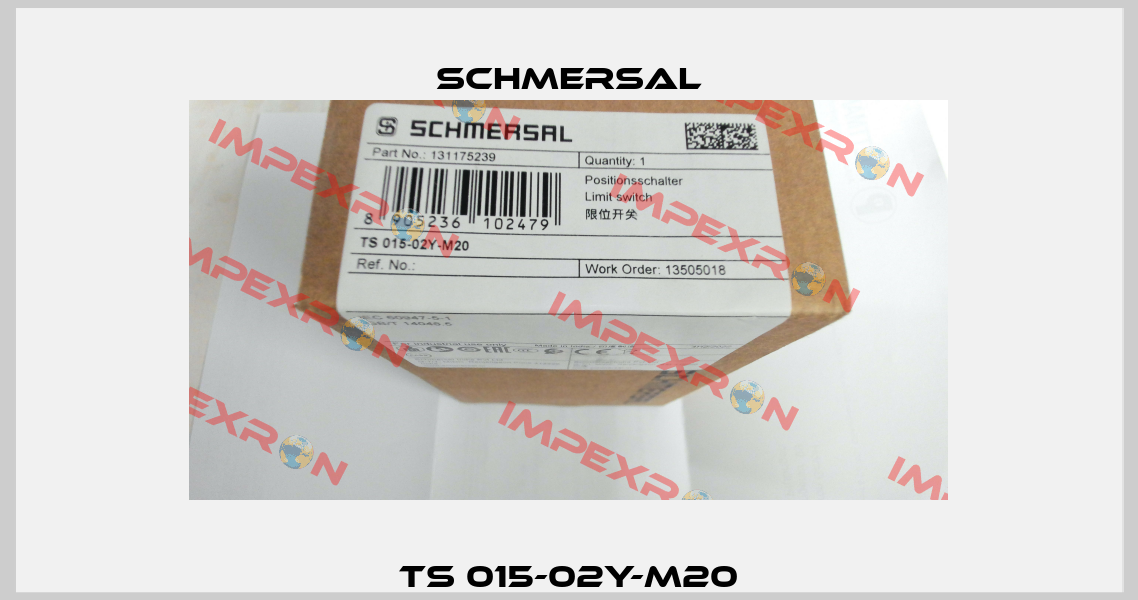 TS 015-02Y-M20 Schmersal