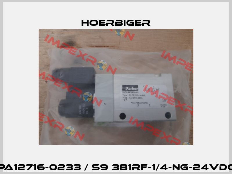 PA12716-0233 / S9 381RF-1/4-NG-24VDC Hoerbiger