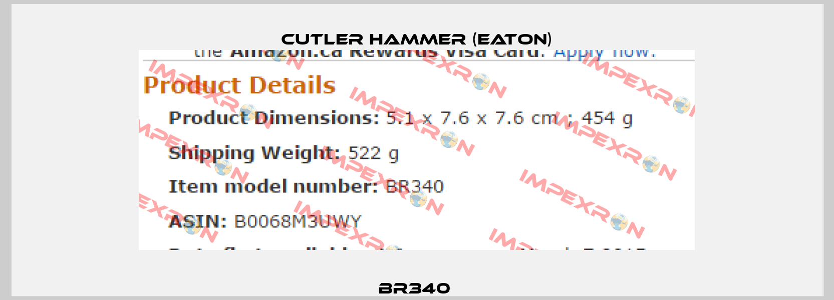 BR340  Cutler Hammer (Eaton)