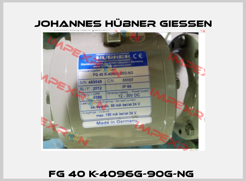 FG 40 K-4096G-90G-NG  Johannes Hübner Giessen