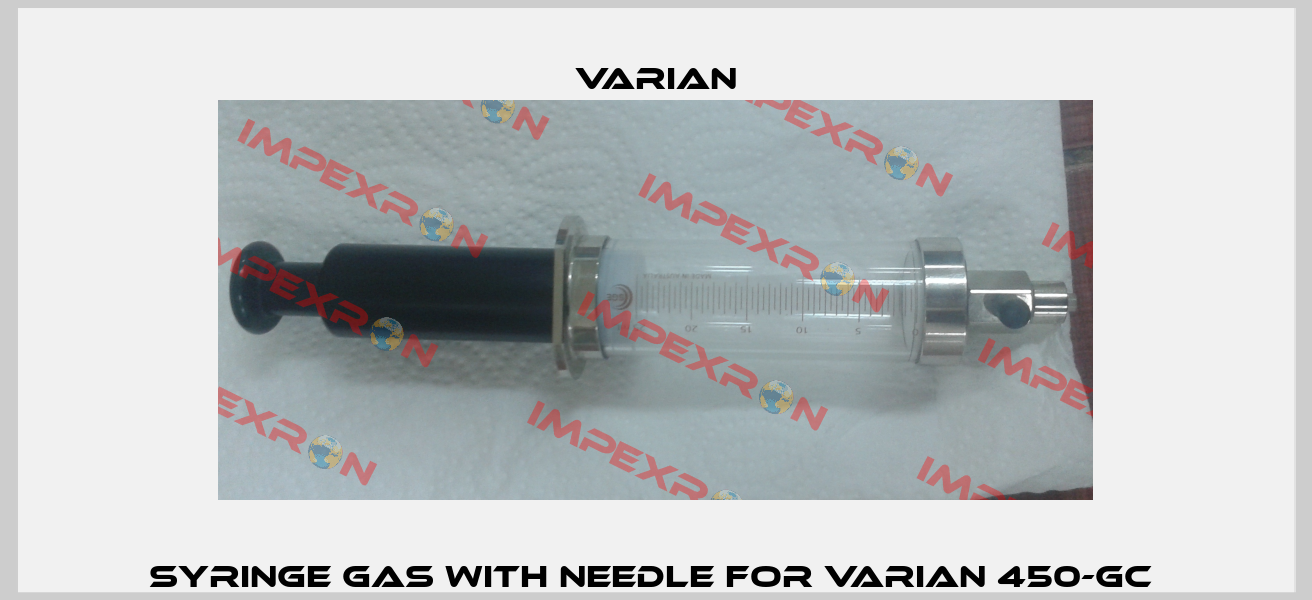 Syringe gas with needle for VARIAN 450-GC  Varian