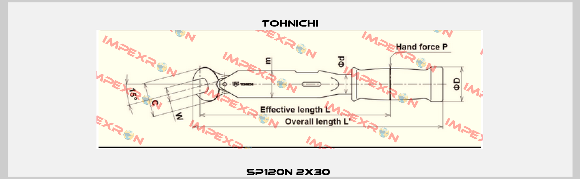 SP120N 2x30  Tohnichi