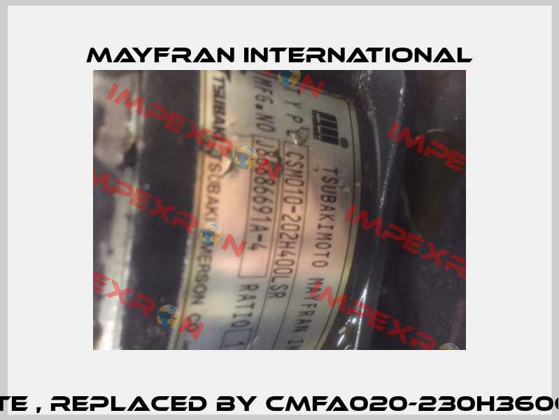 CSM010-202H400LSR - obsolete , replaced by CMFA020-230H360GNV6 + Umbausatz Komplett  Mayfran International