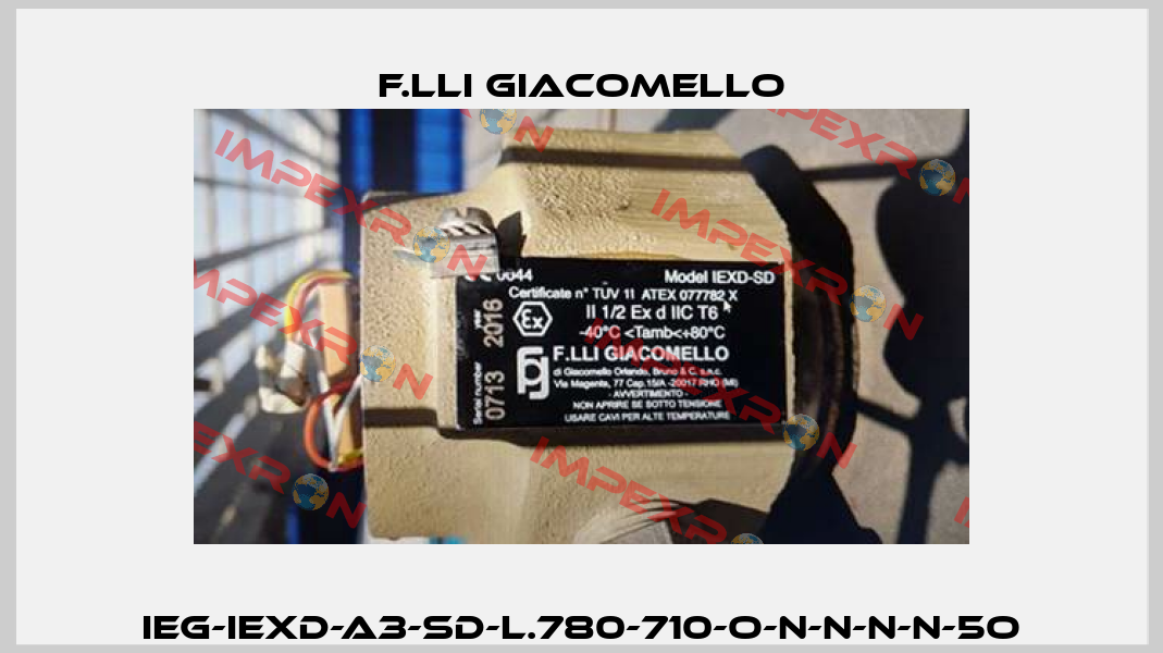 IEG-IEXD-A3-SD-L.780-710-O-N-N-N-N-5O F.lli Giacomello