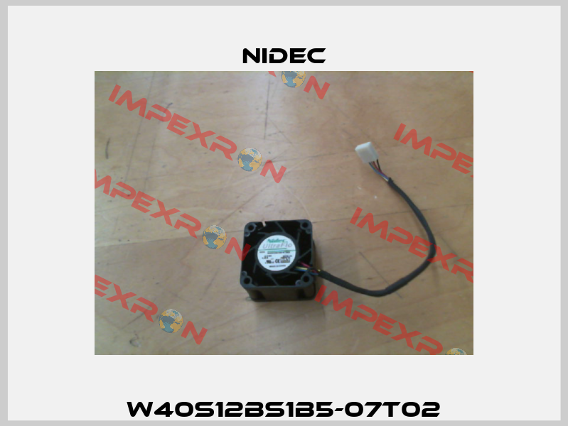 W40S12BS1B5-07T02 Nidec
