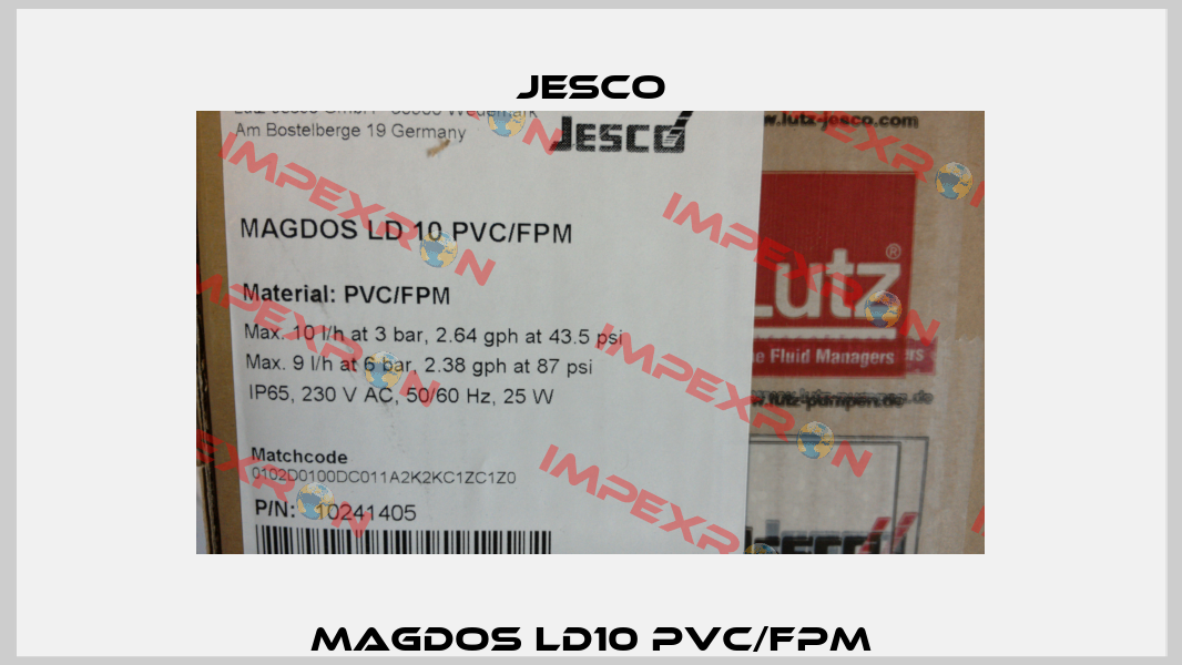 MAGDOS LD10 PVC/FPM Jesco