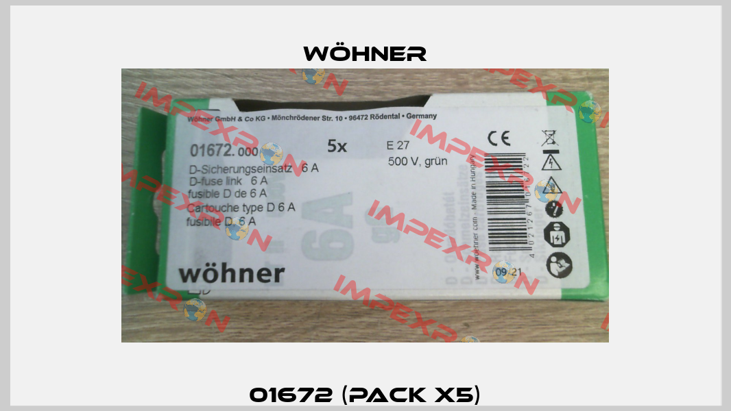 01672 (pack x5) Wöhner
