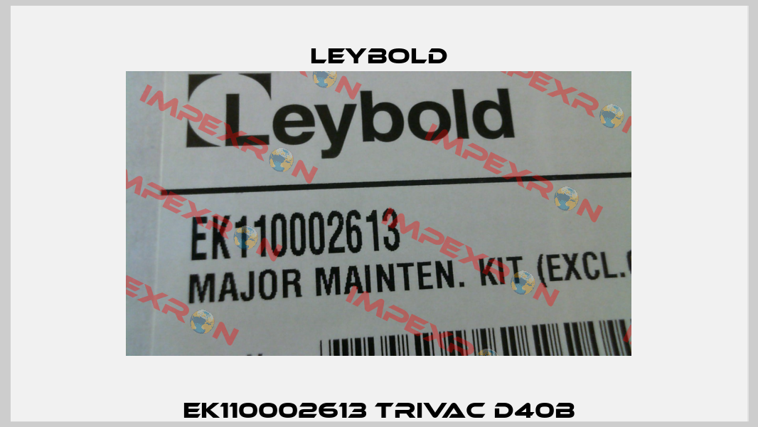 EK110002613 TRIVAC D40B Leybold