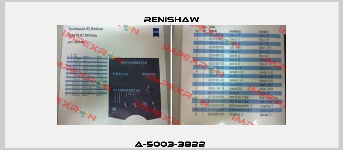 A-5003-3822  Renishaw
