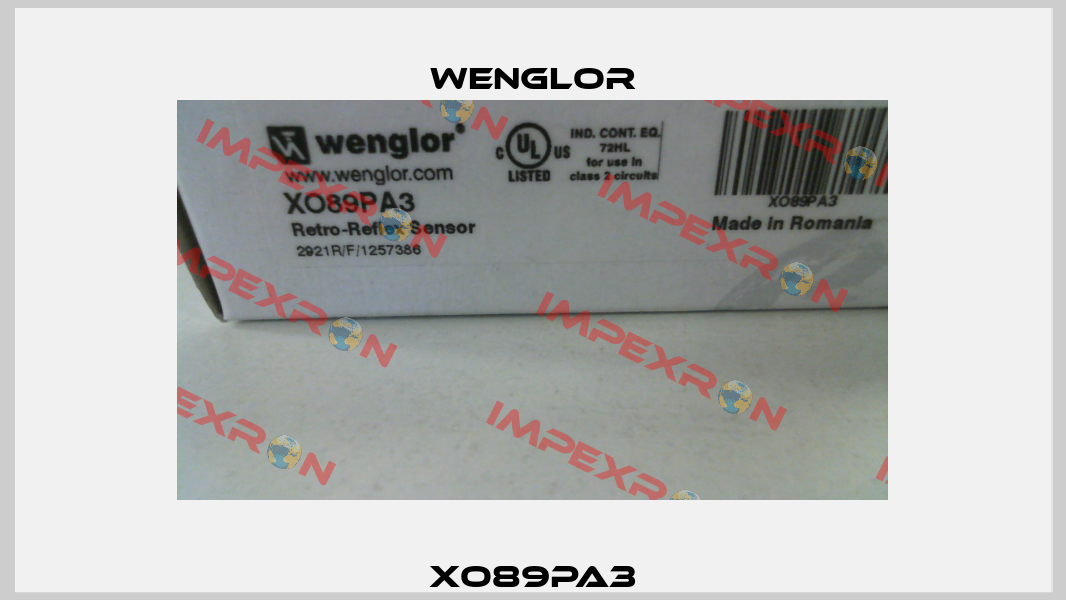 XO89PA3 Wenglor