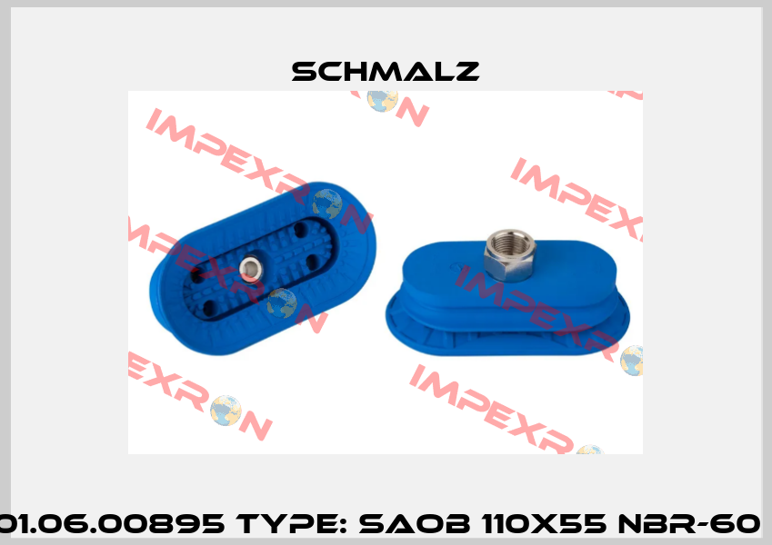 P/N: 10.01.06.00895 Type: SAOB 110x55 NBR-60 G3/8-IG Schmalz