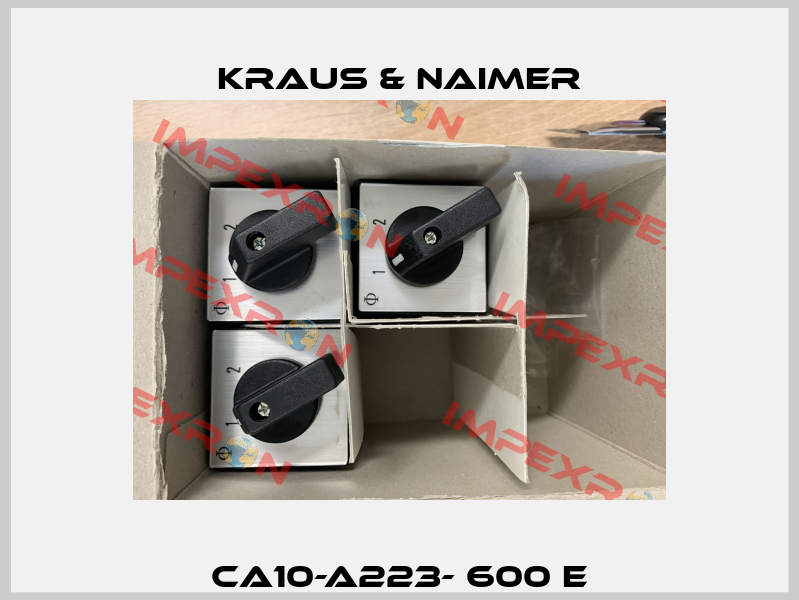 CA10-A223- 600 E Kraus & Naimer